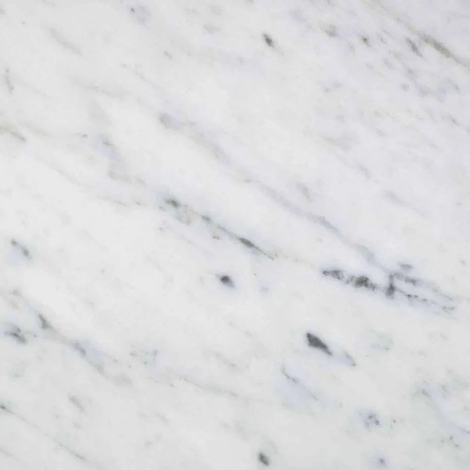 Modern näsdukhållare i vit Carrara Marble Tillverkad i Italien - Rafa Viadurini