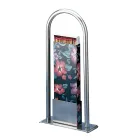 Tändstickshållare i metall eller stål och färgad dekoration tillverkad i Italien - Henna Viadurini