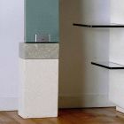 Hi-fi TV-stativ i sten och kristaller med en modern Xeni-design Viadurini