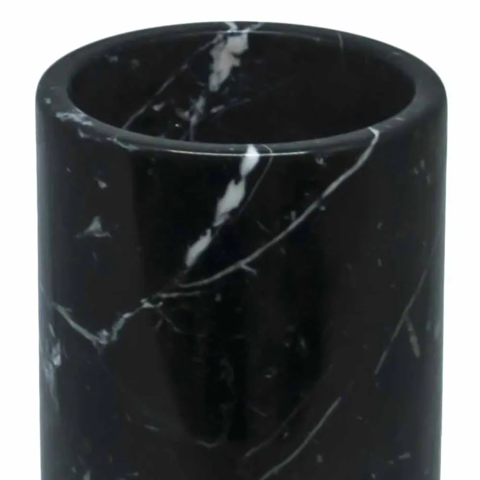 Köksverktygshållare i vitgrå eller svart marmor tillverkad i Italien - Tulvio Viadurini