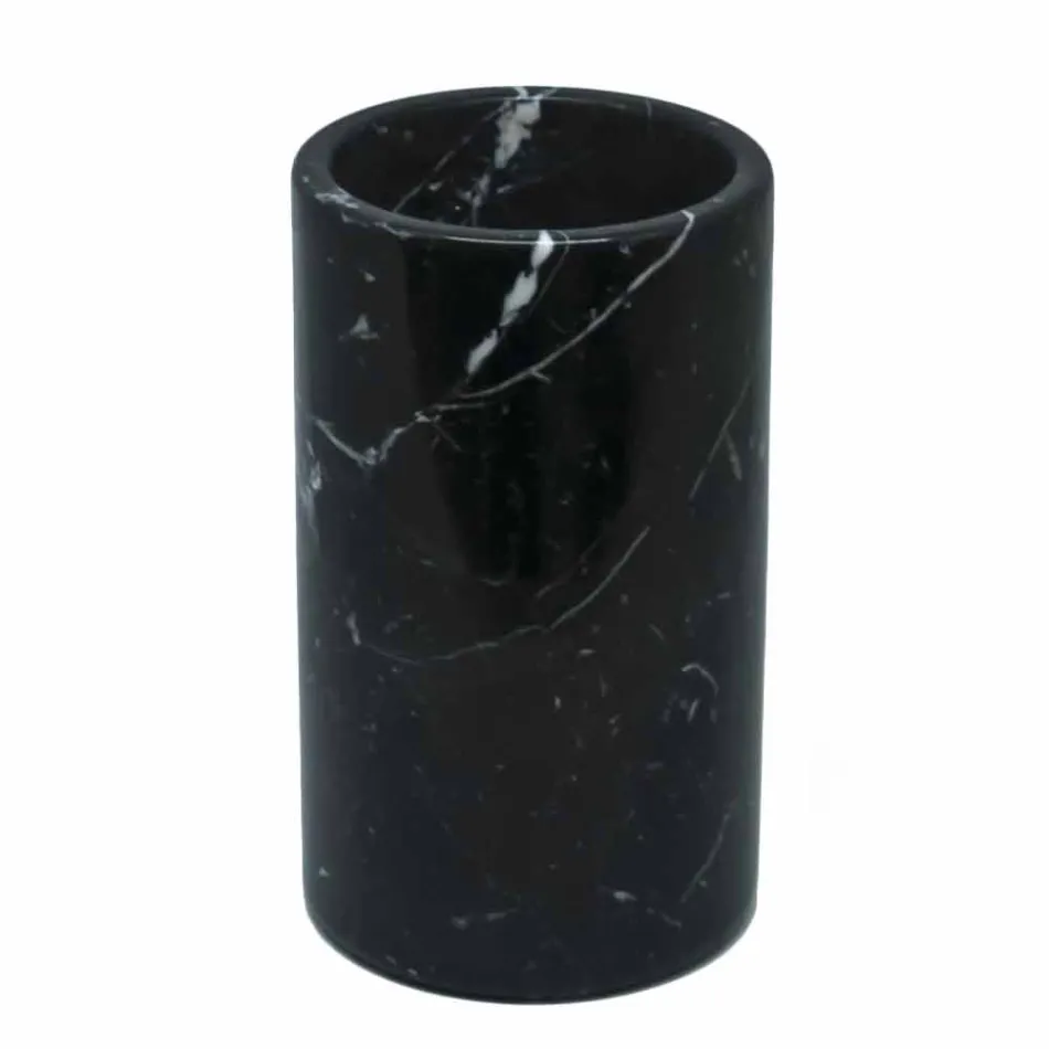 Köksverktygshållare i vitgrå eller svart marmor tillverkad i Italien - Tulvio Viadurini