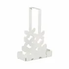 Dubbelkoppshållare i vitt, beige eller elfenben järn tillverkat i Italien - Leiden Viadurini