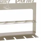 Handgjord flaskhållare i ädeljärn Tillverkad i Italien - Maste Viadurini