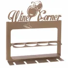 Handgjord flaskhållare i ädeljärn Tillverkad i Italien - Maste Viadurini