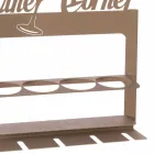 Handgjord flaskhållare i ädeljärn Tillverkad i Italien - Maste Viadurini