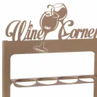 Handgjord flaskhållare i ädeljärn Tillverkad i Italien - Maste Viadurini