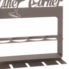 Handgjord flaskhållare i ädeljärn Tillverkad i Italien - Maste Viadurini