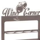 Handgjord flaskhållare i ädeljärn Tillverkad i Italien - Maste Viadurini