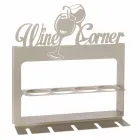 Handgjord flaskhållare i ädeljärn Tillverkad i Italien - Maste Viadurini