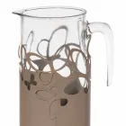 Modern flaskhållare i vitt, beige eller elfenben järn tillverkat i Italien - Leiden Viadurini