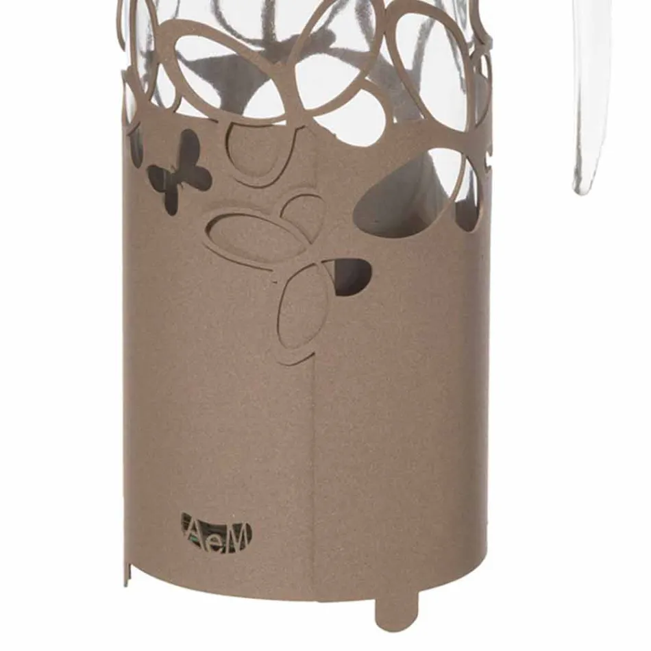 Modern flaskhållare i vitt, beige eller elfenben järn tillverkat i Italien - Leiden Viadurini