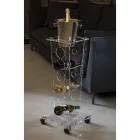 Kolumnflaskhållare och ishink i transparent akryl - Ciampino Viadurini