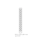 Väggflaskhållare för vin i transparent akrylkristall - Piccolo Viadurini