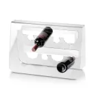 Golvvinflaskhållare i transparent akrylkristall - Dappino Viadurini