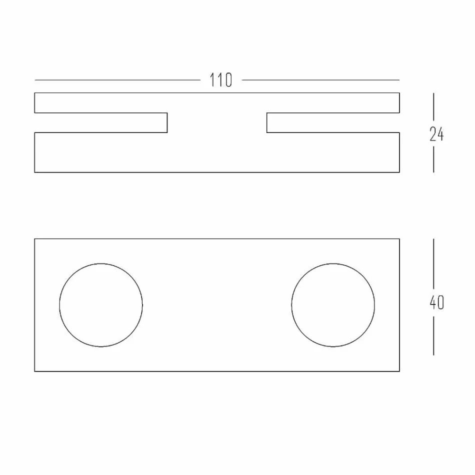 Vit Corian Design Ljusstake för vardagsrum Tillverkad i Italien - Sisifo Viadurini
