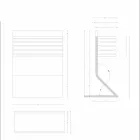 Köksknivhållare i vit Corian Kitchen Elegant Design - Ivanova Viadurini