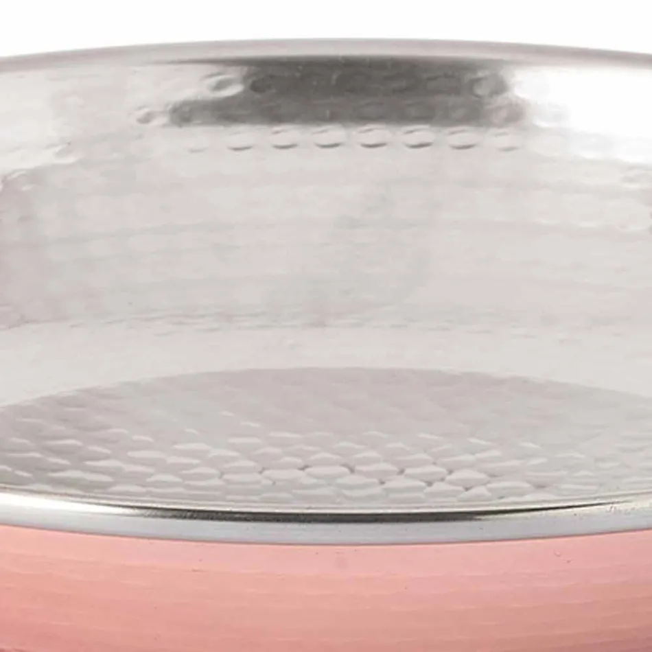 Designbord Fruktskål Handslagen koppar mittstycke 28 cm - Terraemare Viadurini