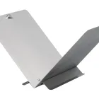 Trähållare i form av en öppen bok i metall eller stål Tillverkad i Italien - Falco Viadurini