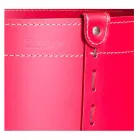 Cylindrisk timmerhållare i regenererat läder med Tonda Firestyle hjul Viadurini