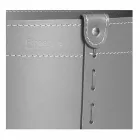 Cylindrisk timmerhållare i regenererat läder med Tonda Firestyle hjul Viadurini