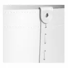 Cylindrisk timmerhållare i regenererat läder med Tonda Firestyle hjul Viadurini