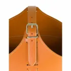 Portalegna från insidan med hjulet i en modern regener läder Fabia Viadurini