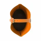 Portalegna från insidan med hjulet i en modern regener läder Fabia Viadurini