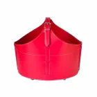 Portalegna från insidan med hjulet i en modern regener läder Fabia Viadurini