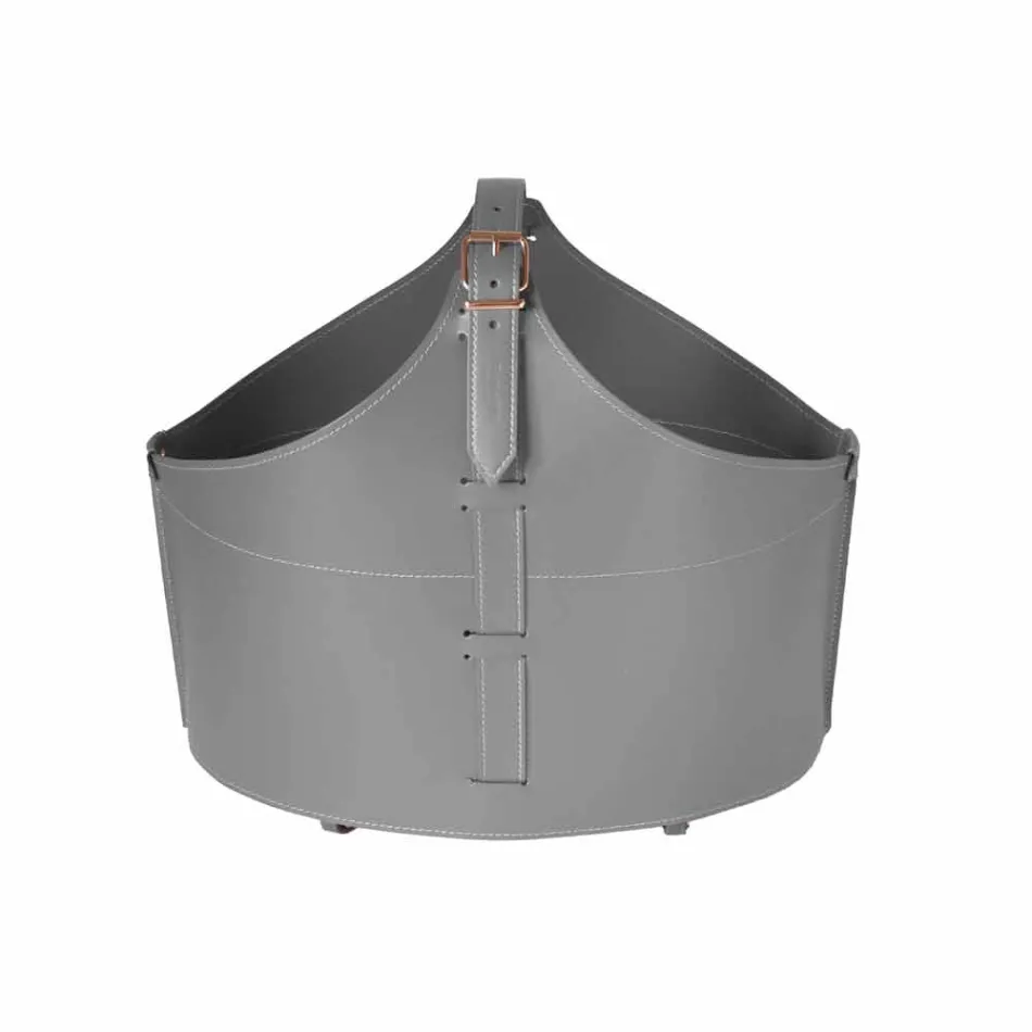 Portalegna från insidan med hjulet i en modern regener läder Fabia Viadurini