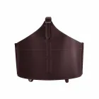 Portalegna från insidan med hjulet i en modern regener läder Fabia Viadurini