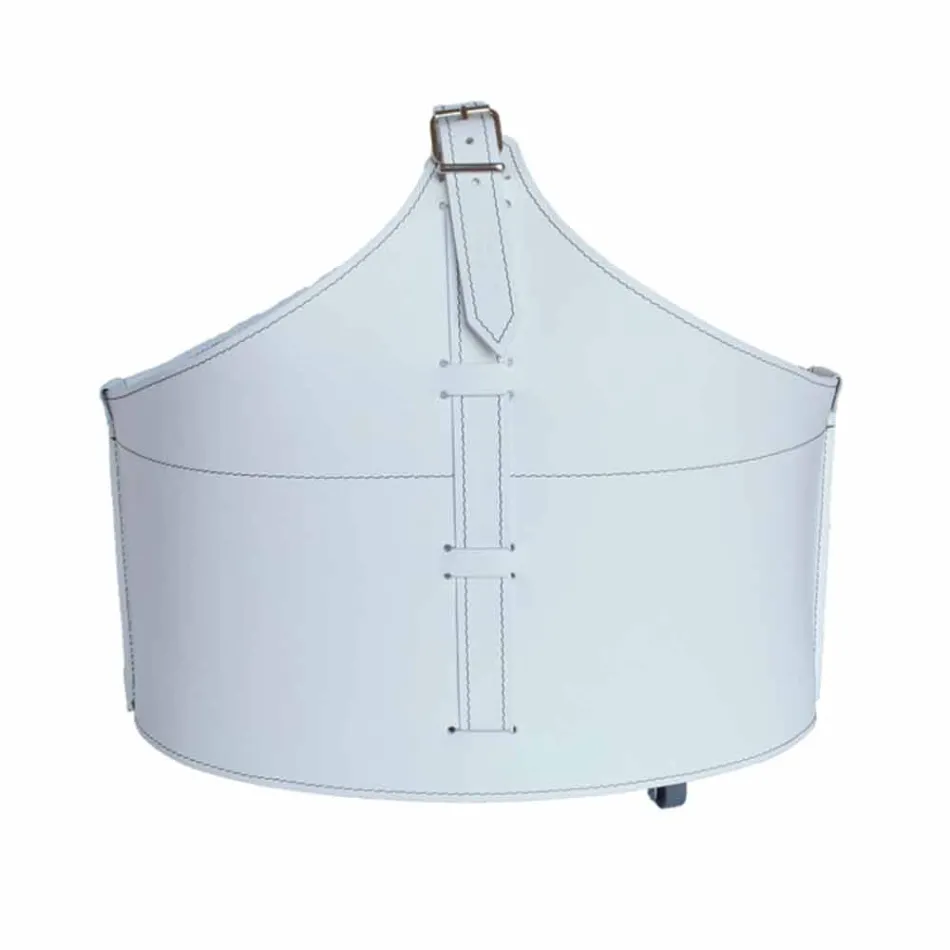 Portalegna från insidan med hjulet i en modern regener läder Fabia Viadurini