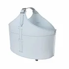 Portalegna från insidan med hjulet i en modern regener läder Fabia Viadurini