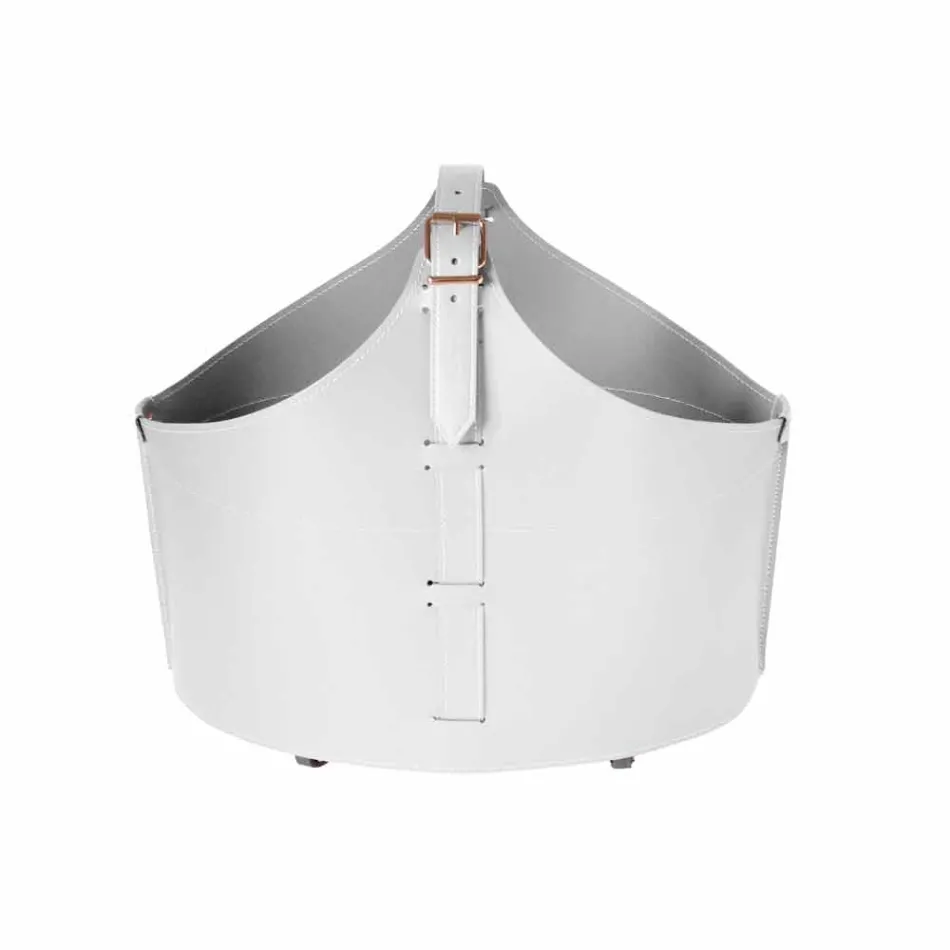 Portalegna från insidan med hjulet i en modern regener läder Fabia Viadurini