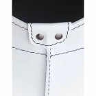 Portalegna från insidan med hjulet i en modern regener läder Fabia Viadurini