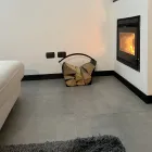 Svart stål modern inomhus timmerhållare Tillverkad i Italien - Libeccio Viadurini