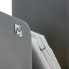 Design timmerhållare för inomhus i grått stål Tillverkad i Italien - Tramontana Viadurini