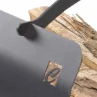 Stålstockhållare med högkvalitetshandtag tillverkad i Italien - Luna 2020 Viadurini