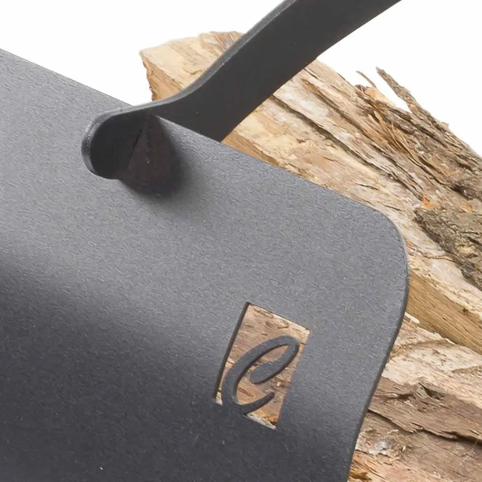 Stålstockhållare med högkvalitetshandtag tillverkad i Italien - Luna 2020 Viadurini