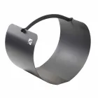 Stålstockhållare med högkvalitetshandtag tillverkad i Italien - Luna 2020 Viadurini