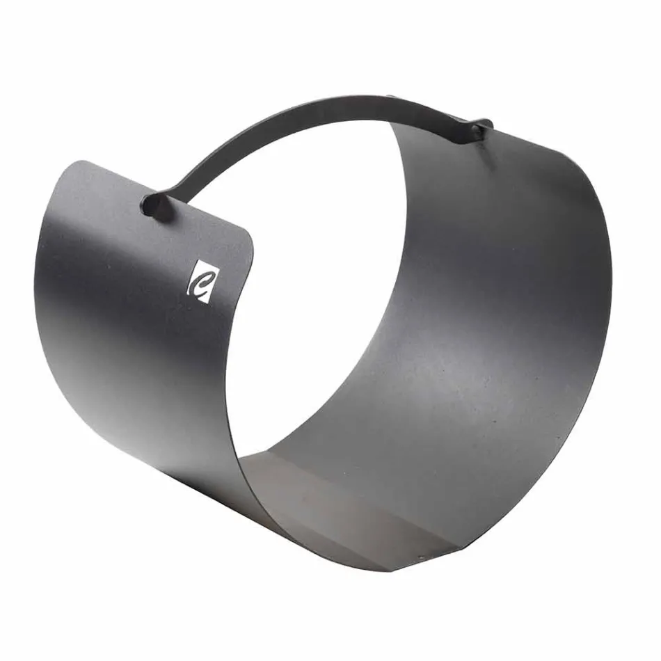 Stålstockhållare med högkvalitetshandtag tillverkad i Italien - Luna 2020 Viadurini