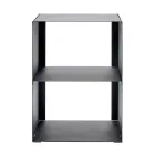 Vedhållare i stål målad med svart färg Made in Italy - Fiamme Viadurini