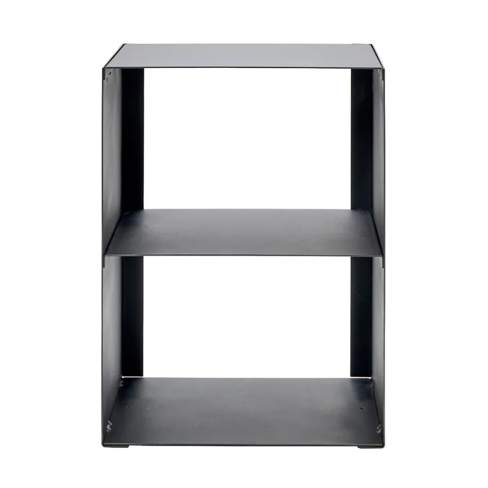 Vedhållare i stål målad med svart färg Made in Italy - Fiamme Viadurini