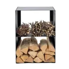 Vedhållare i stål målad med svart färg Made in Italy - Fiamme Viadurini