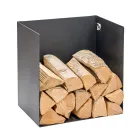 Vedhållare i svartmålat stål Made in Italy - Fiamme Viadurini