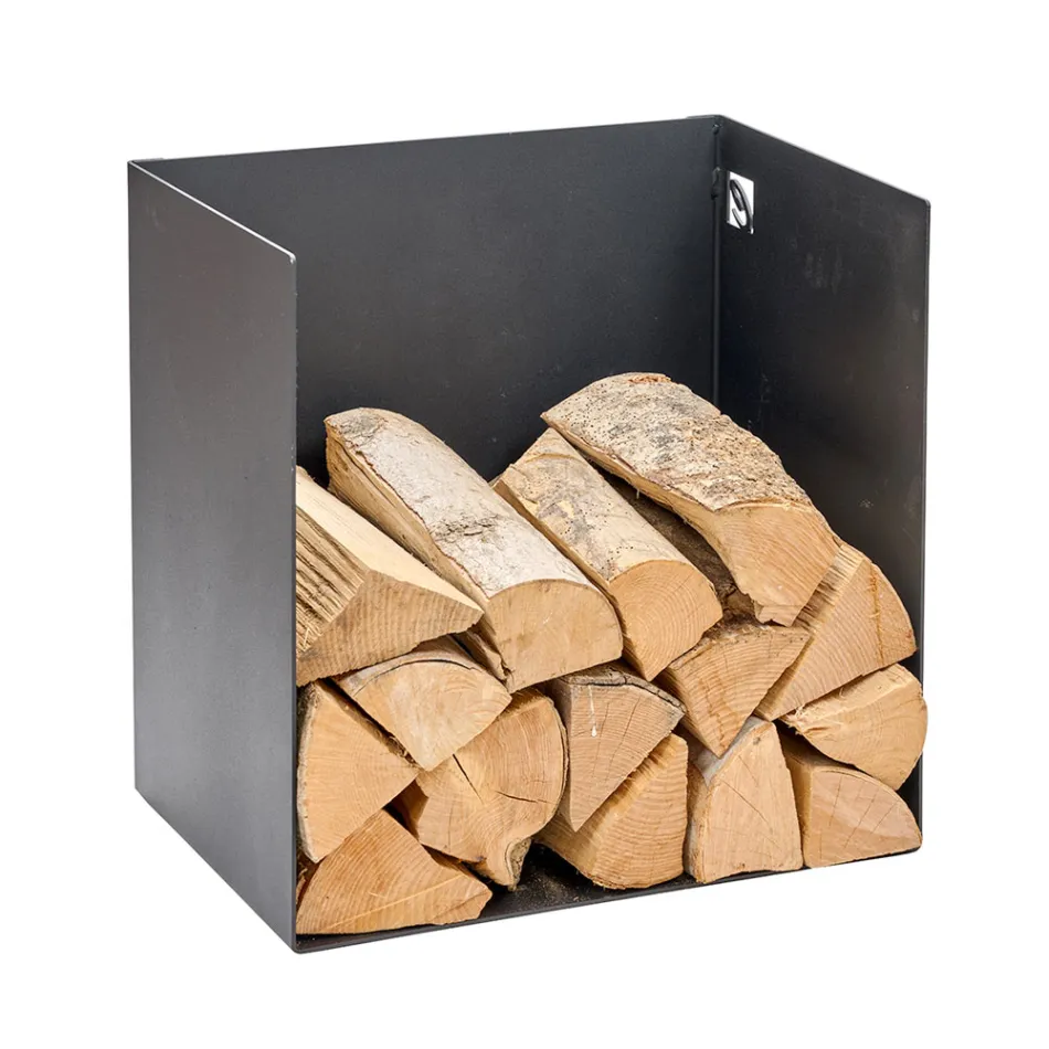 Vedhållare i svartmålat stål Made in Italy - Fiamme Viadurini