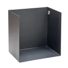 Vedhållare i svartmålat stål Made in Italy - Fiamme Viadurini