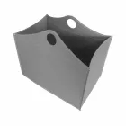 Portalegna bundna läder med WoodBag hjul i Italien Viadurini