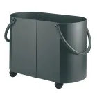 Trähållare i olika utföranden med 2 sidohandtag Made in Italy - Impala Viadurini