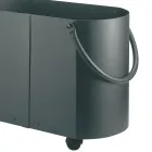 Trähållare i olika utföranden med 2 sidohandtag Made in Italy - Impala Viadurini