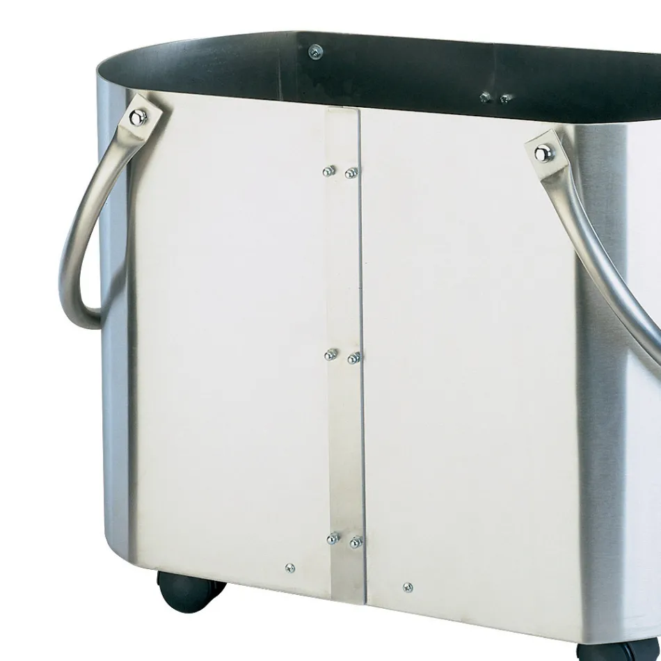 Trähållare i olika utföranden med 2 sidohandtag Made in Italy - Impala Viadurini